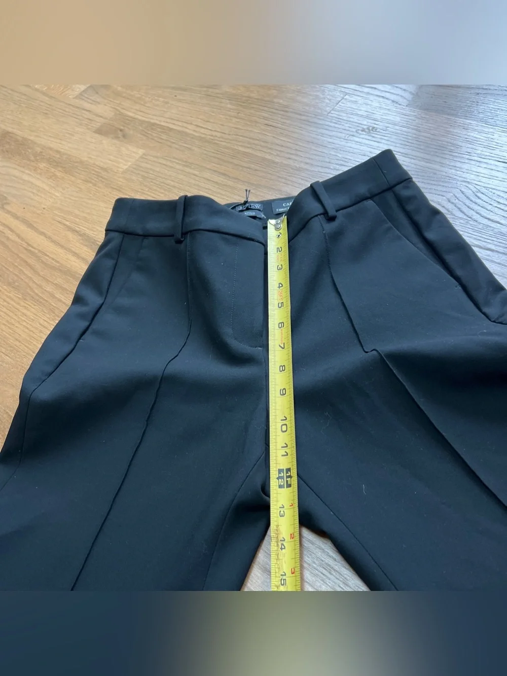 NWT J. Crew Natalia In Four Season Stretch Black Sz 10P